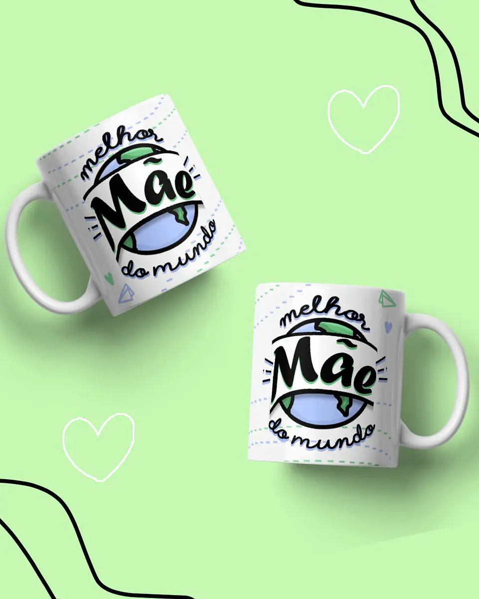 10 Artes para Caneca Dia das Mães Arquivo em Jpg 10