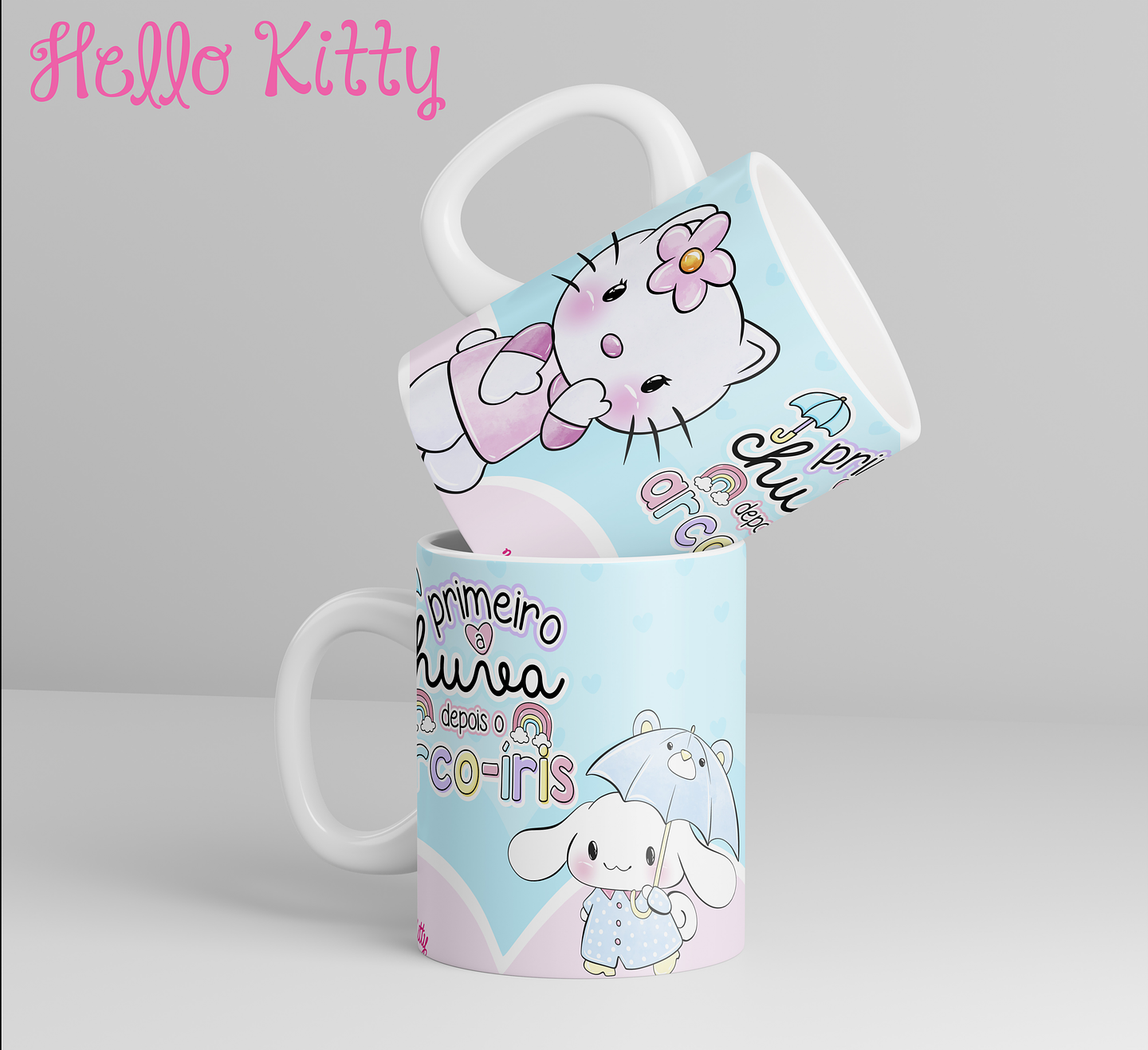 12 Artes para Caneca Hello Kitty Arquivo em Jpg 3