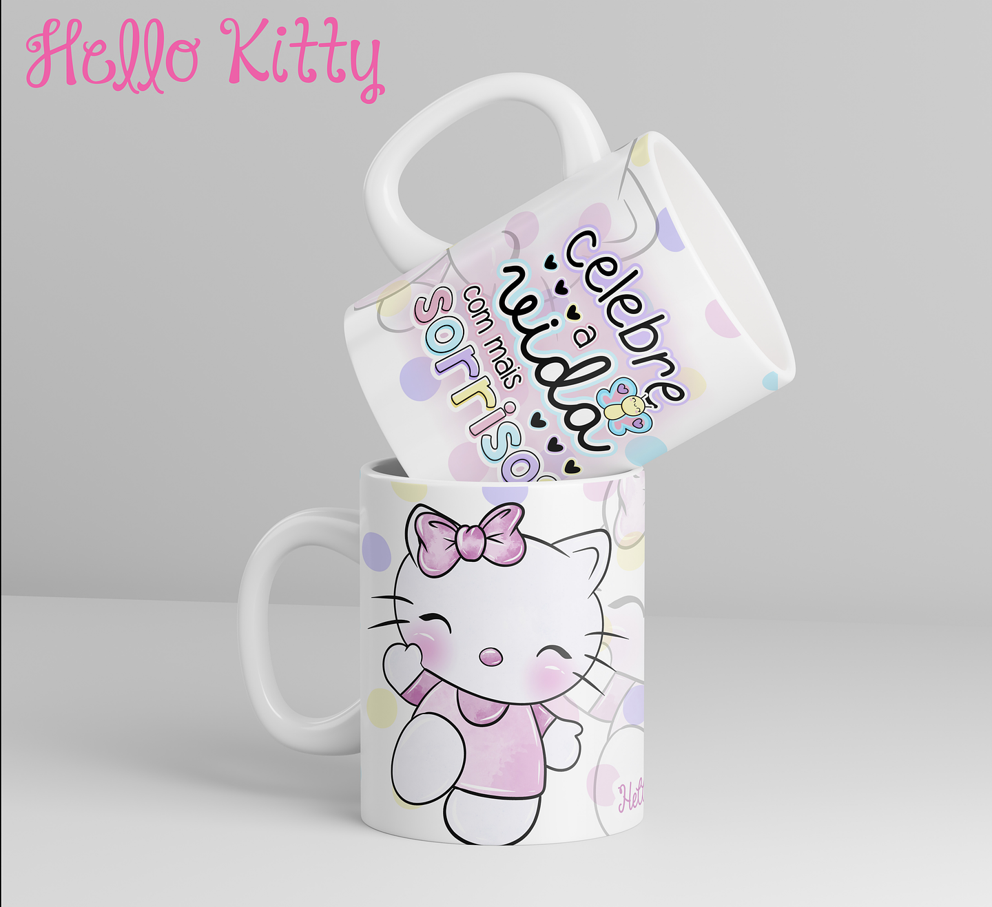 12 Artes para Caneca Hello Kitty Arquivo em Jpg 4