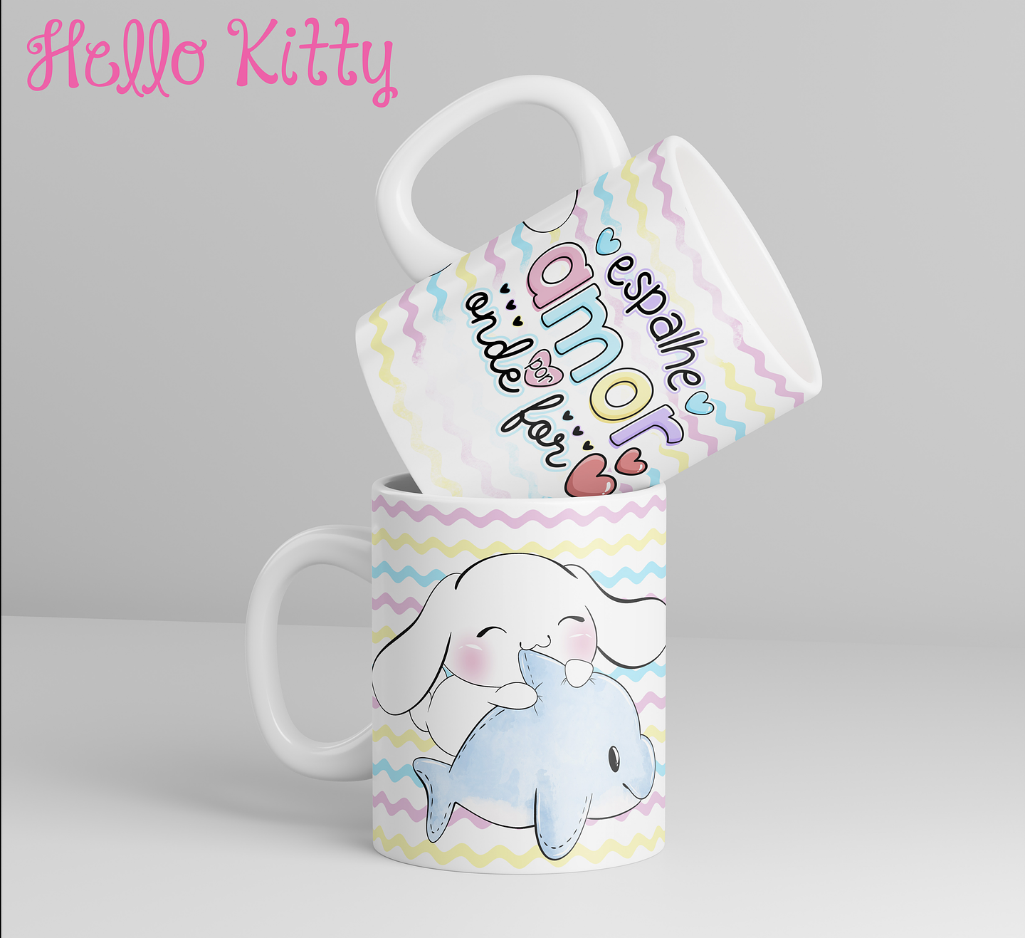 12 Artes para Caneca Hello Kitty Arquivo em Jpg 6