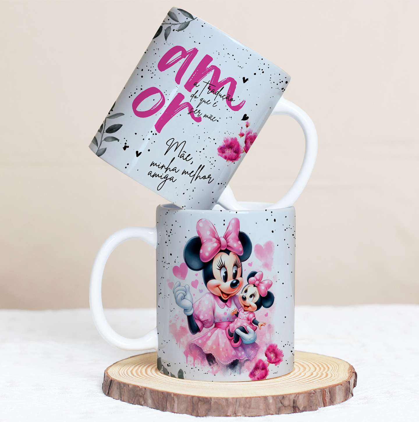 15 Artes para Caneca Dia das Mães Minnie e Margarida Arquivo Editável 4