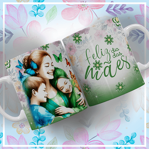 17 Artes para Caneca Dia das Mães Arquivo Editável