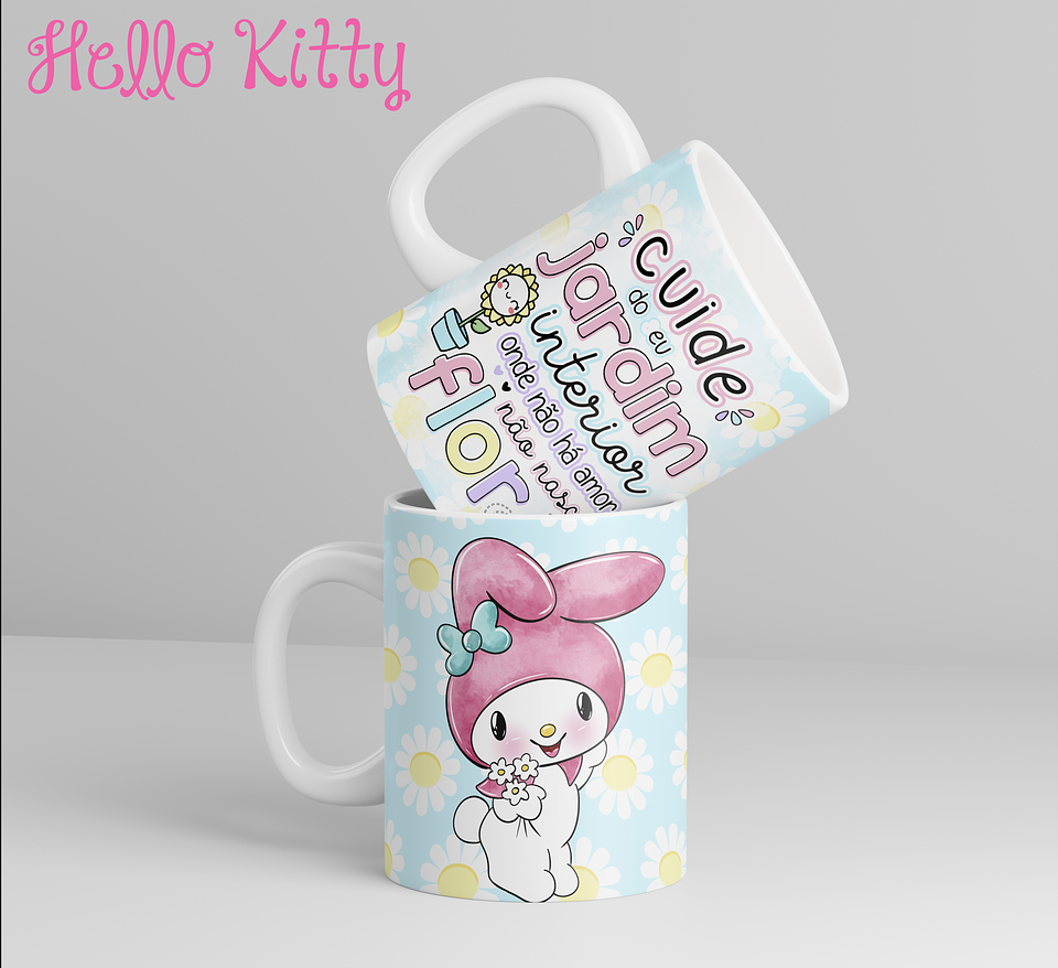 12 Artes para Caneca Hello Kitty Arquivo em Jpg 8