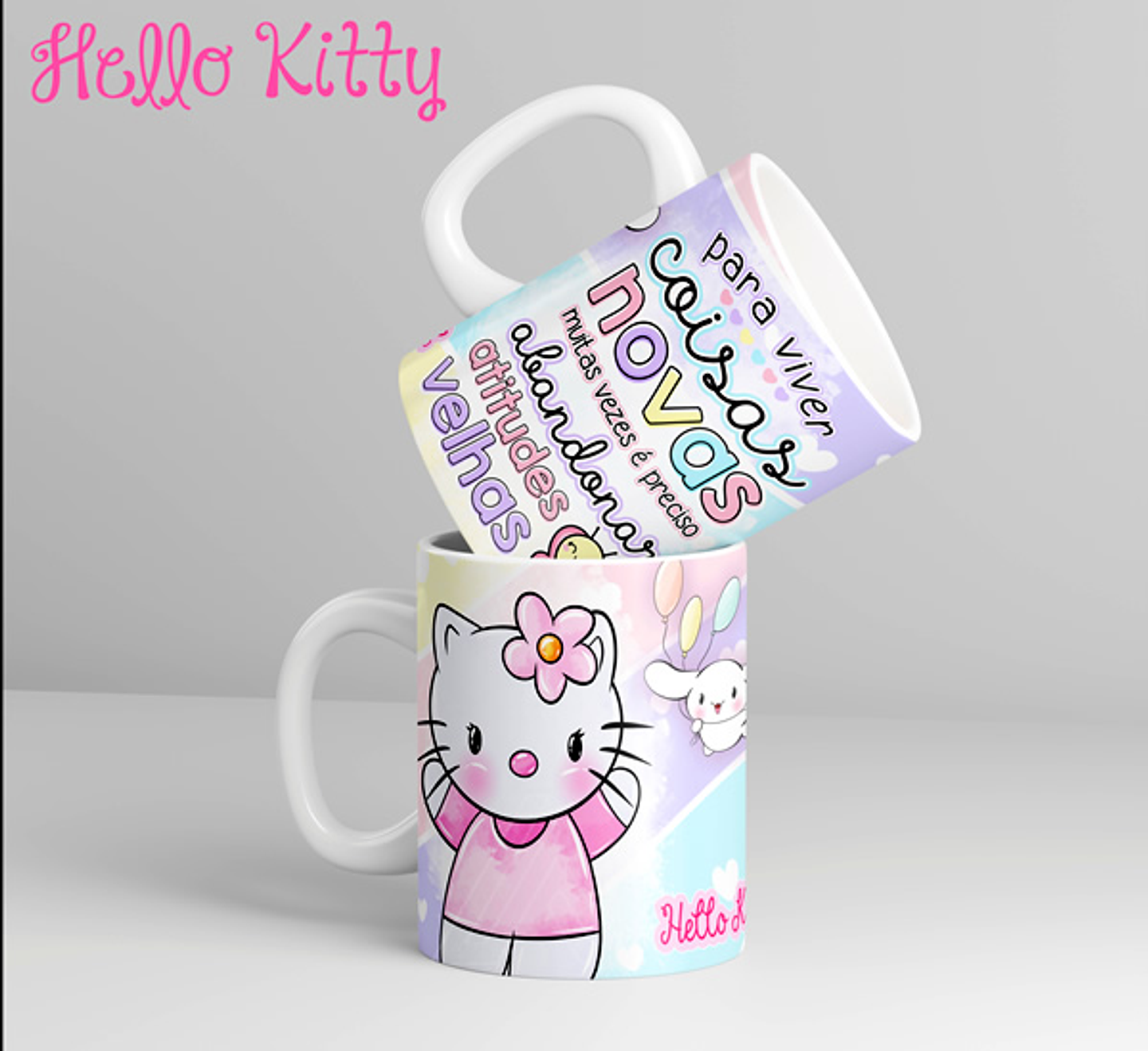 12 Artes para Caneca Hello Kitty Arquivo em Jpg 10