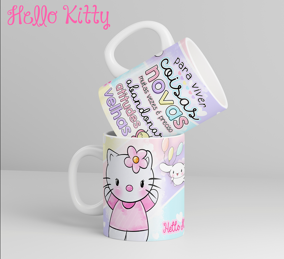 12 Artes para Caneca Hello Kitty Arquivo em Jpg 11