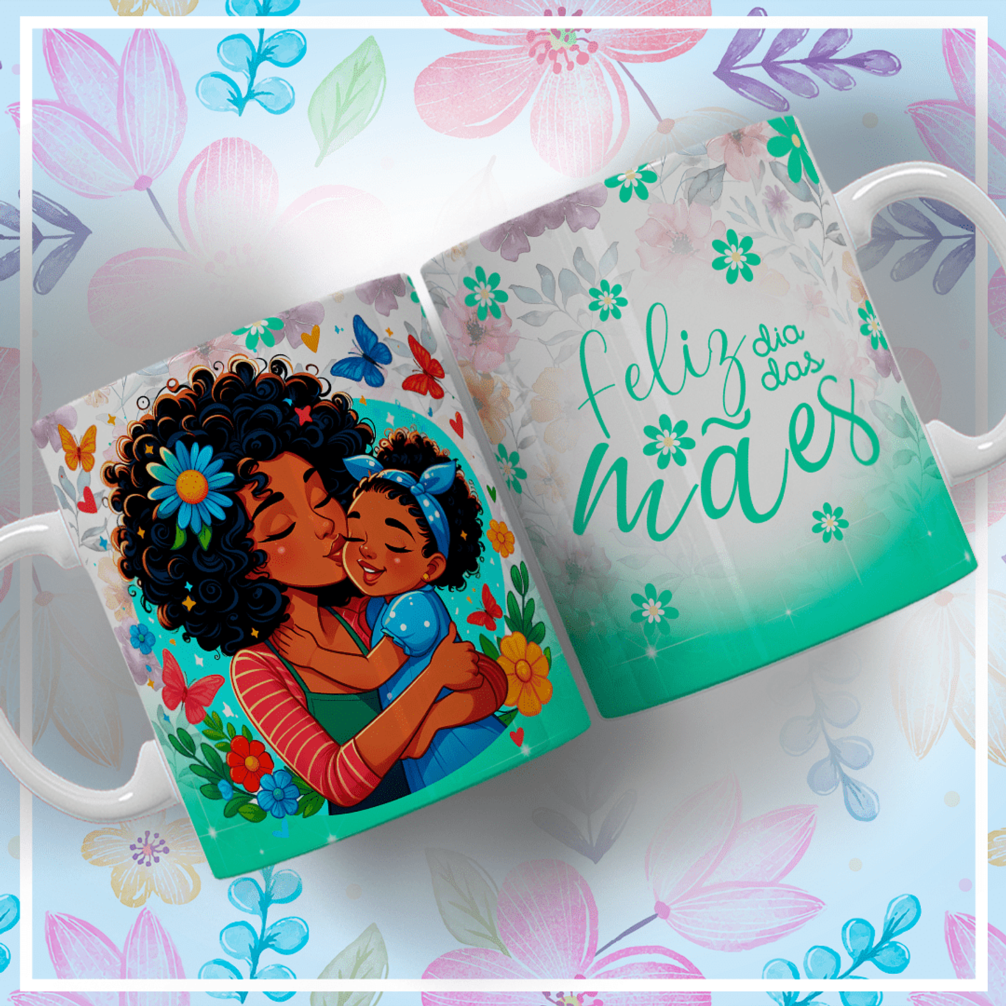 17 Artes para Caneca Dia das Mães Arquivo Editável 7