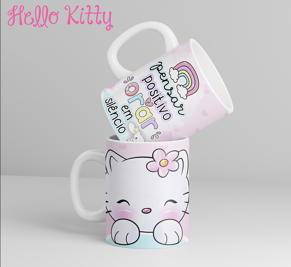 12 Artes para Caneca Hello Kitty Arquivo em Jpg 13