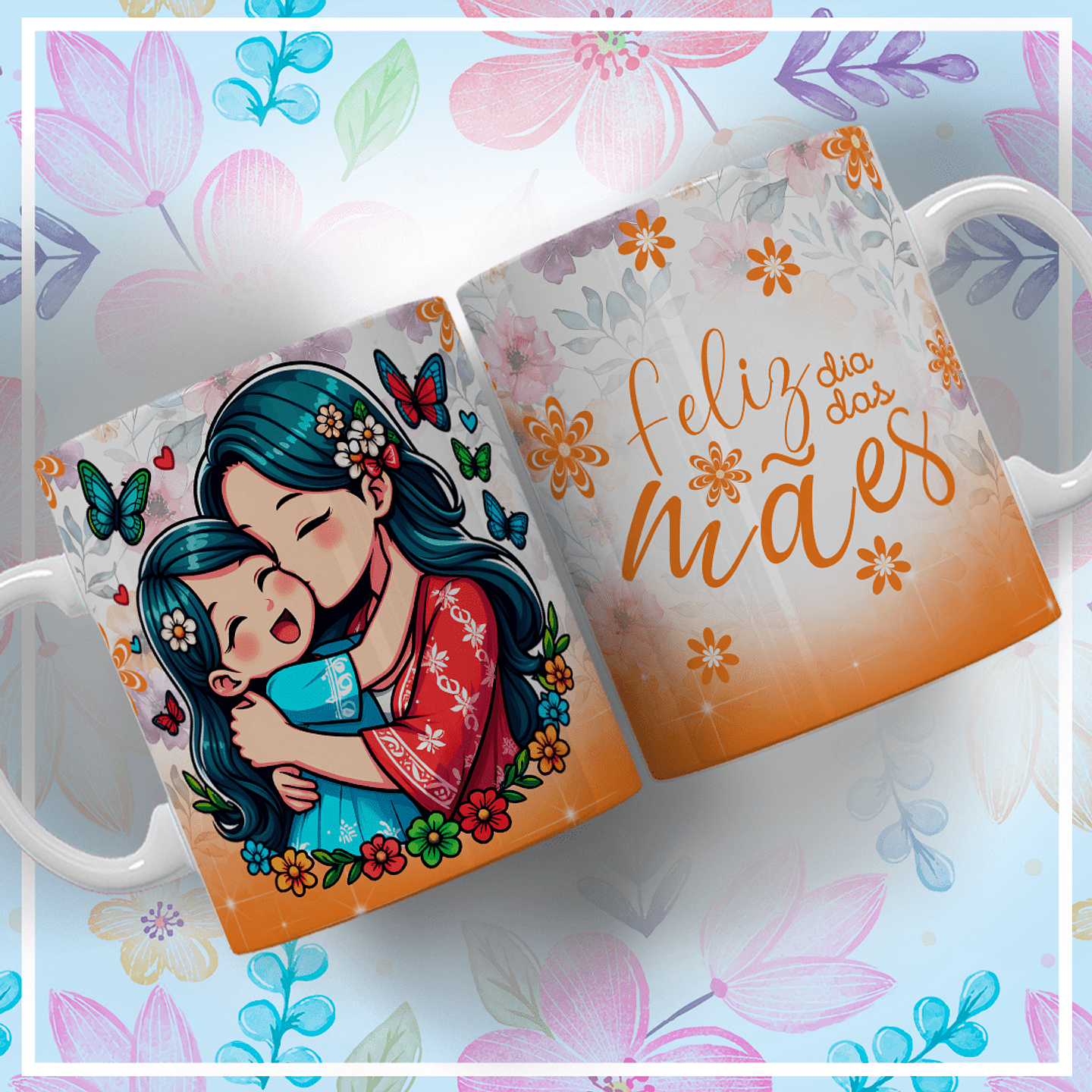 17 Artes para Caneca Dia das Mães Arquivo Editável 11