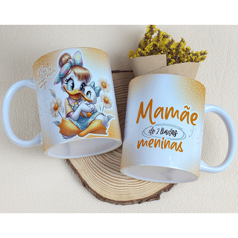 15 Artes para Caneca Dia das Mães Minnie e Margarida Arquivo Editável