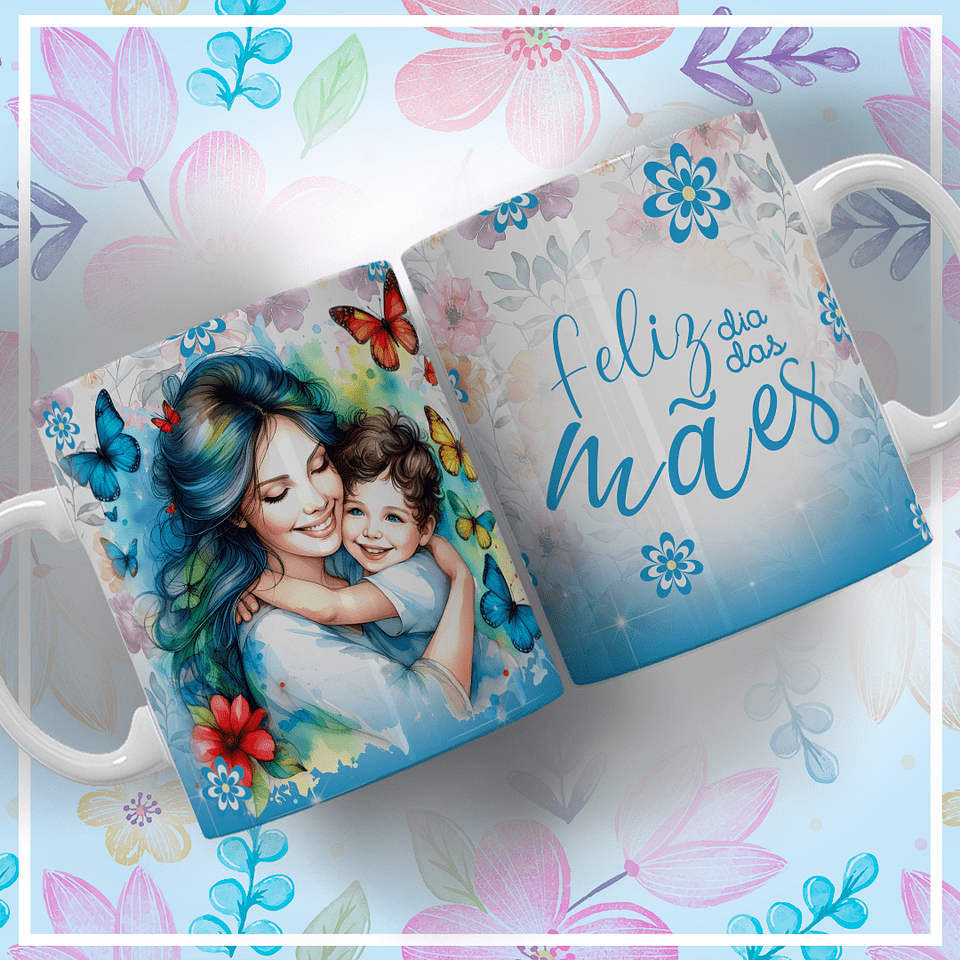 17 Artes para Caneca Dia das Mães Arquivo Editável 13