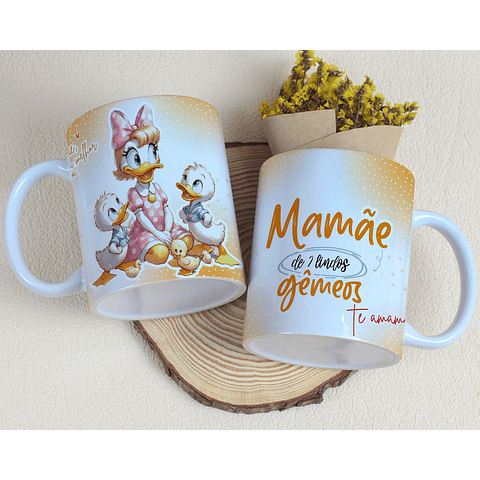 15 Artes para Caneca Dia das Mães Minnie e Margarida Arquivo Editável