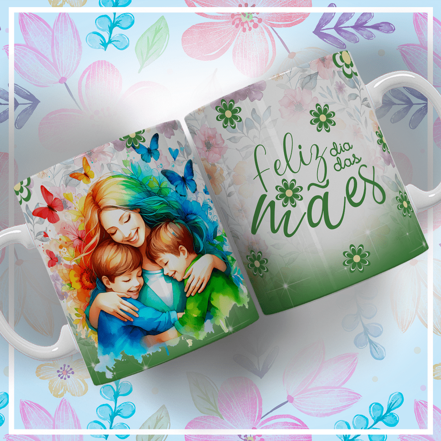 17 Artes para Caneca Dia das Mães Arquivo Editável 17