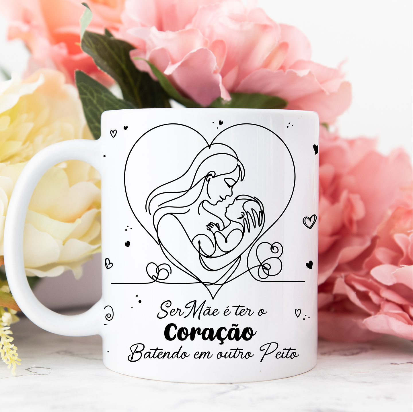 25 Artes para Caneca Dia das Mães em Linhas Arquivo Jpg 6