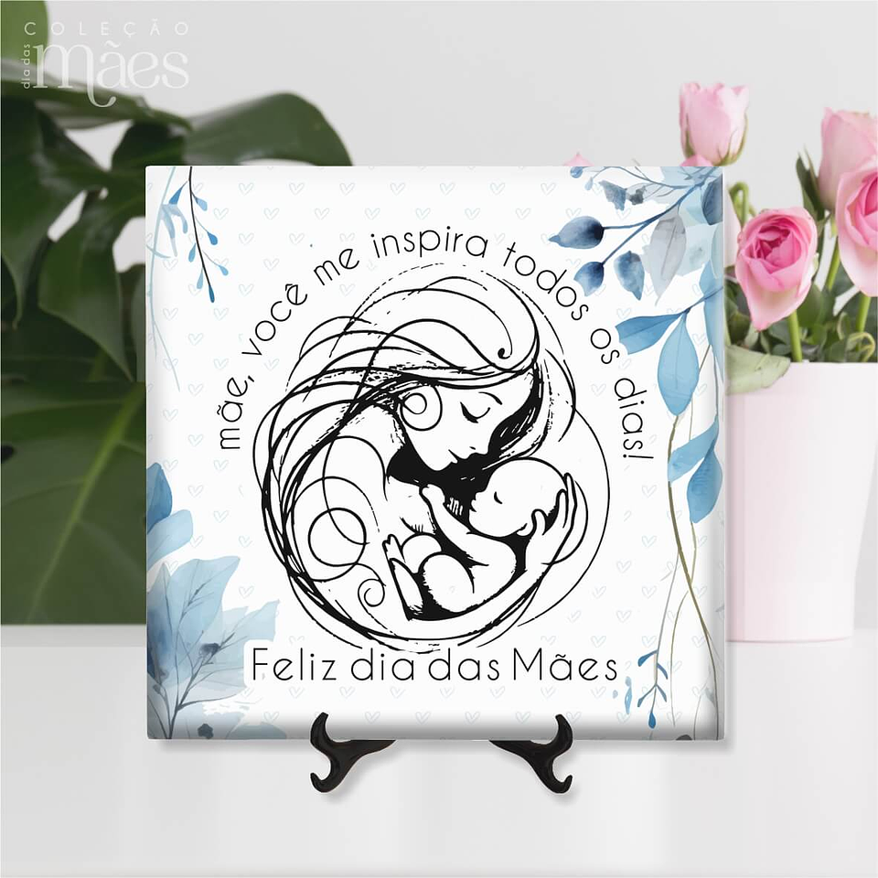 40 Artes para Caneca e Azulejo Dia das Mães Arquivo Editável 5