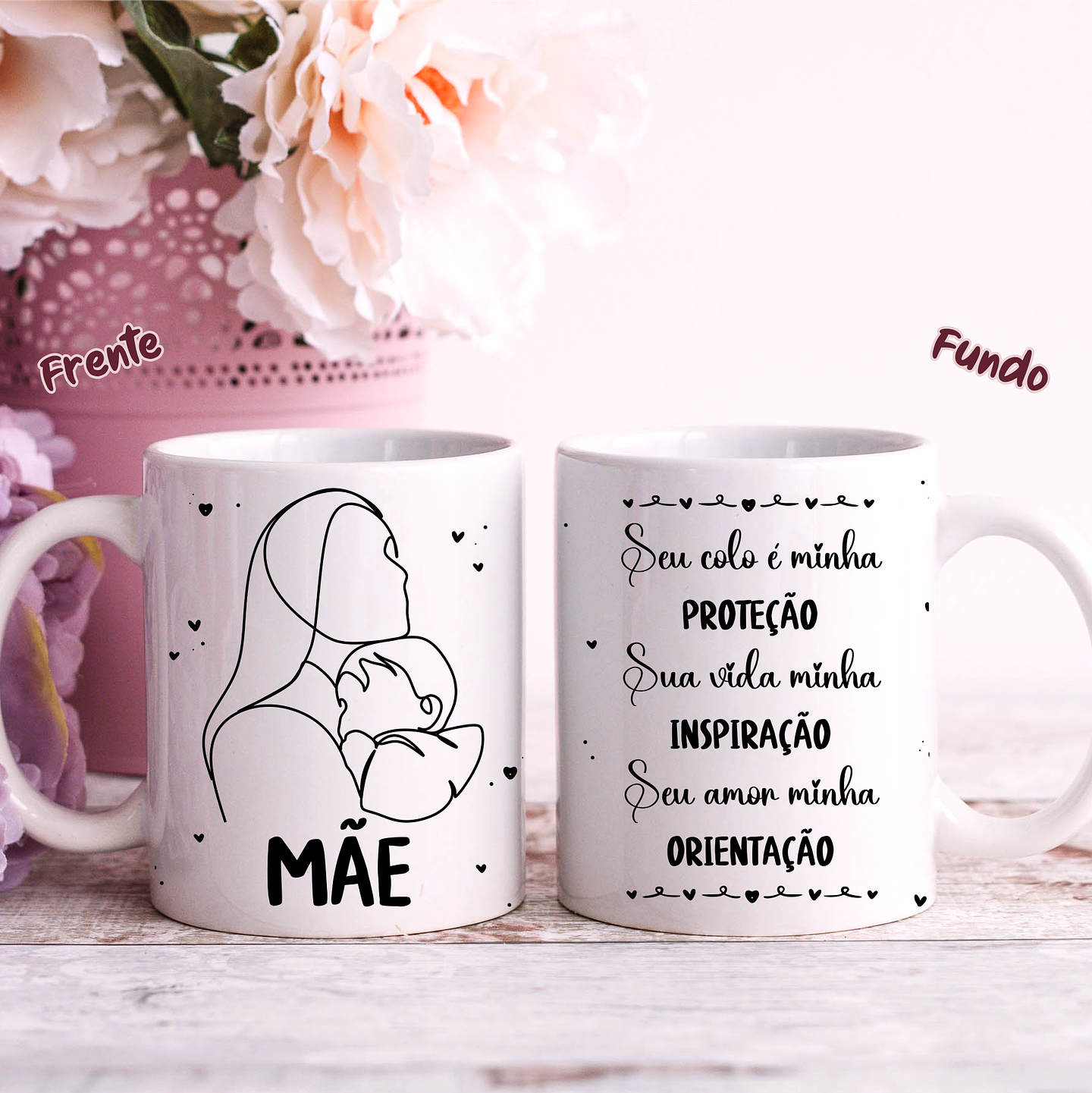 25 Artes para Caneca Dia das Mães em Linhas Arquivo Jpg 15