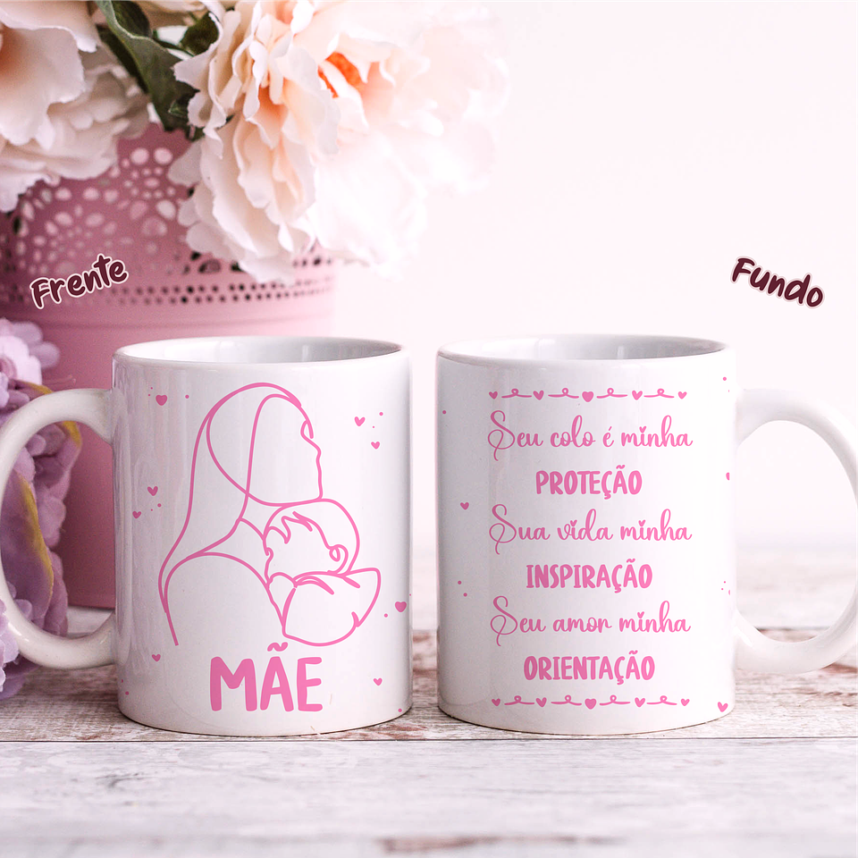 25 Artes para Caneca Dia das Mães em Linhas Arquivo Jpg 16