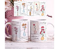 25 Artes para Caneca Dia das Mães em Linhas Arquivo Jpg