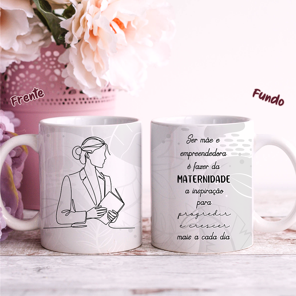 25 Artes para Caneca Dia das Mães em Linhas Arquivo Jpg 23
