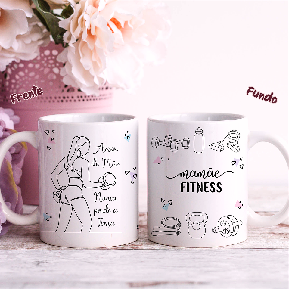 25 Artes para Caneca Dia das Mães em Linhas Arquivo Jpg 26