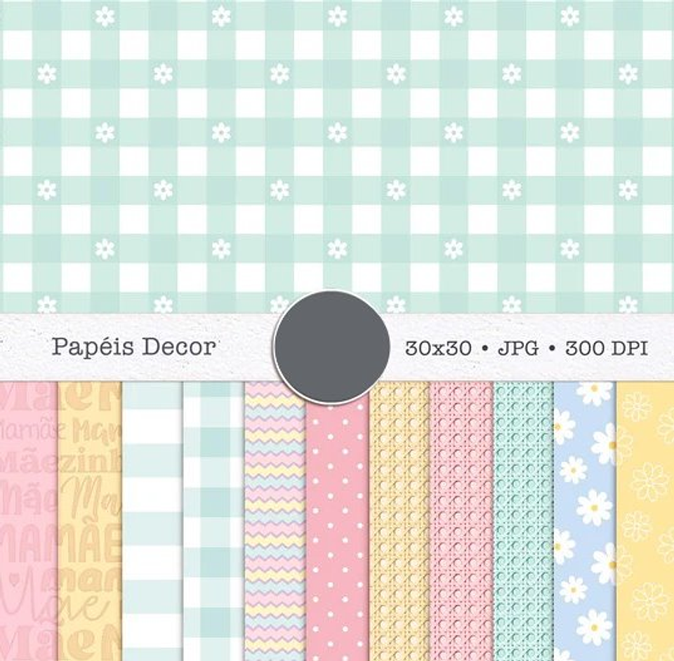 Kit Digital Dia das Mães Amor Incondicional Arquivos em Png   5