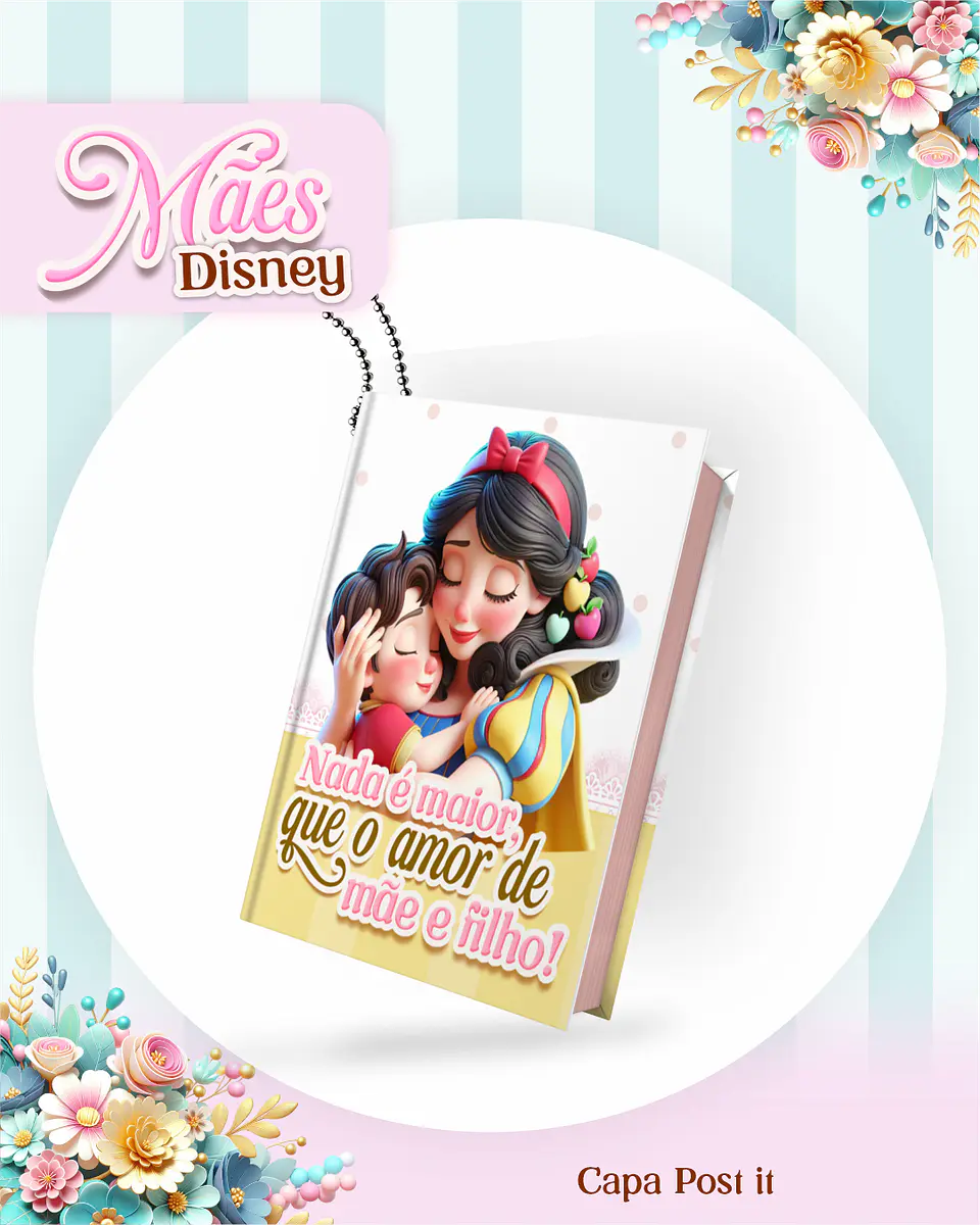 Kit Digital Dia das Mães Princesas da Disney Arquivos em Pdf  2