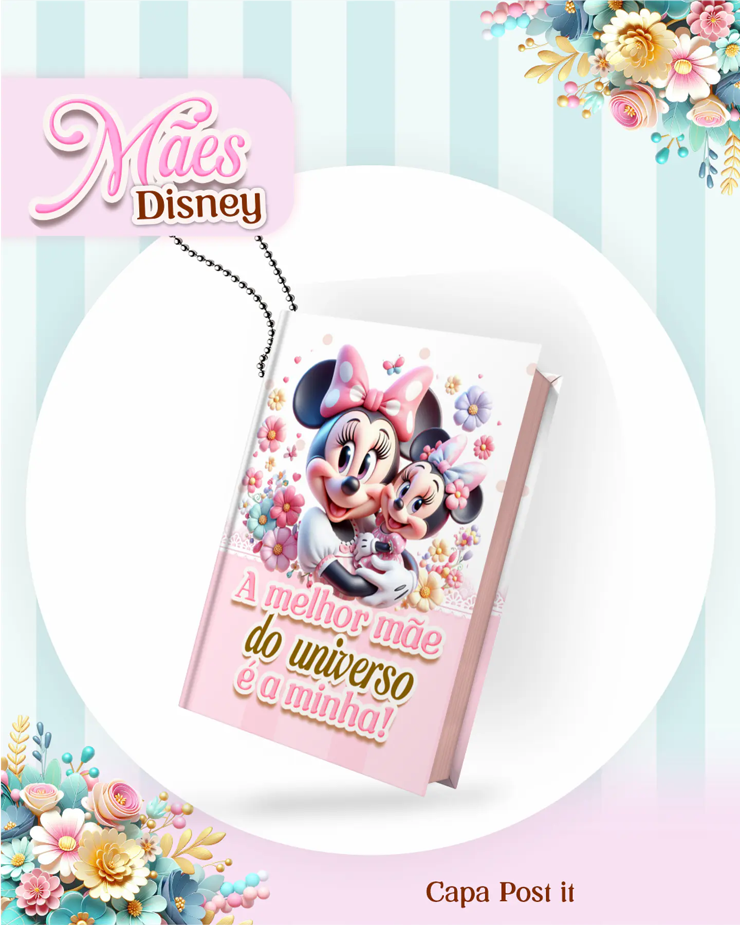 Kit Digital Dia das Mães Princesas da Disney Arquivos em Pdf  3