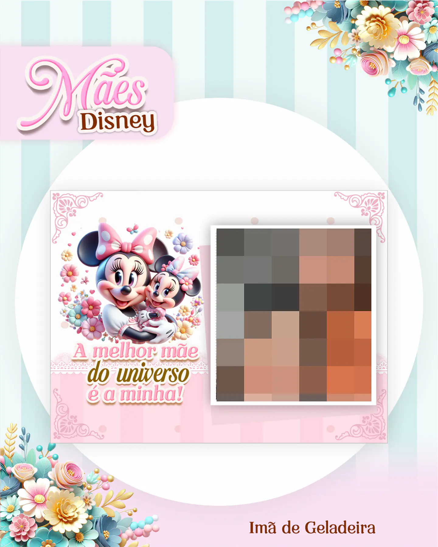 Kit Digital Dia das Mães Princesas da Disney Arquivos em Pdf  6