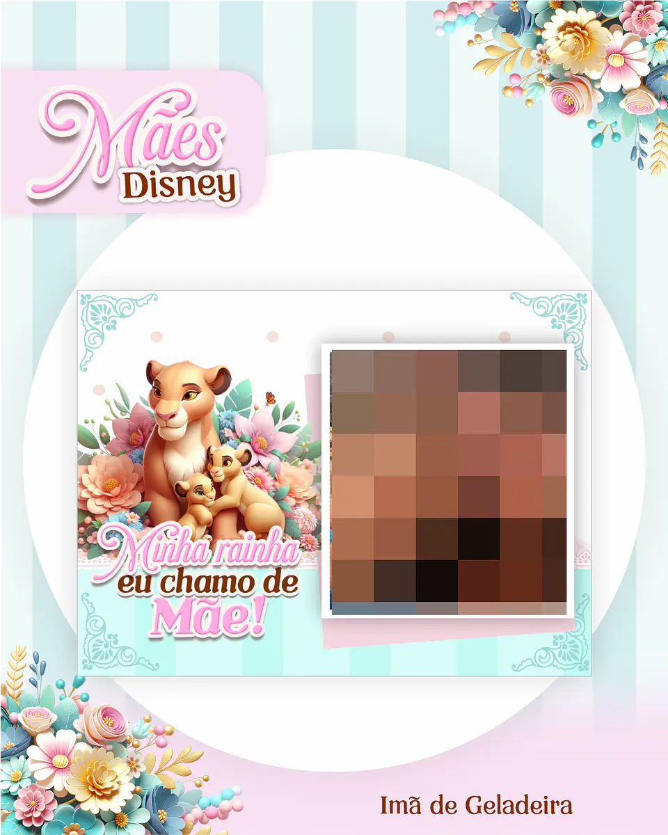 Kit Digital Dia das Mães Princesas da Disney Arquivos em Pdf  7