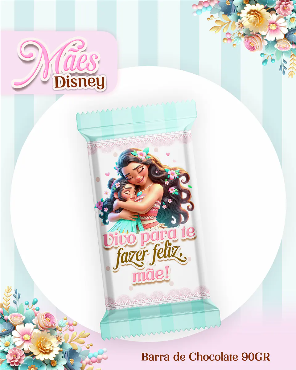 Kit Digital Dia das Mães Princesas da Disney Arquivos em Pdf  8