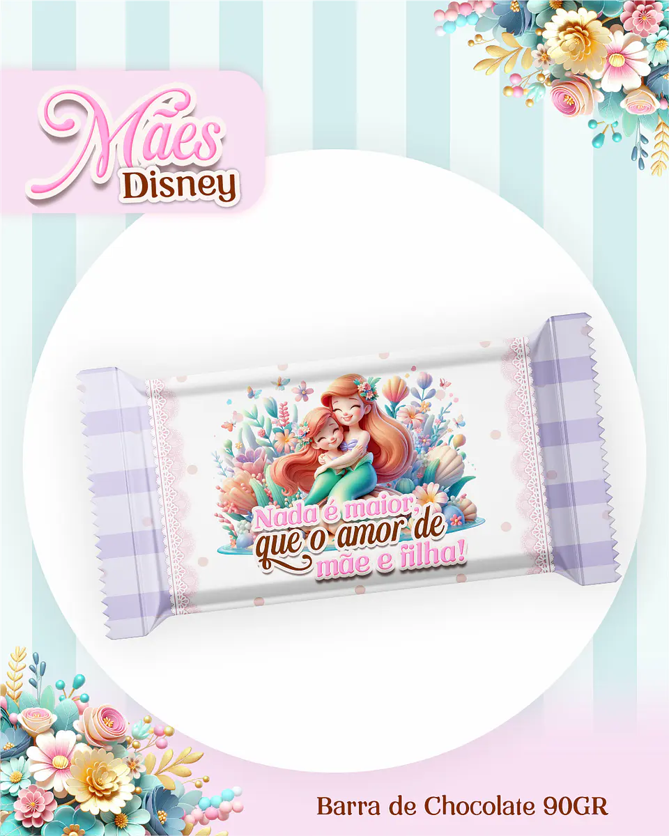 Kit Digital Dia das Mães Princesas da Disney Arquivos em Pdf  9