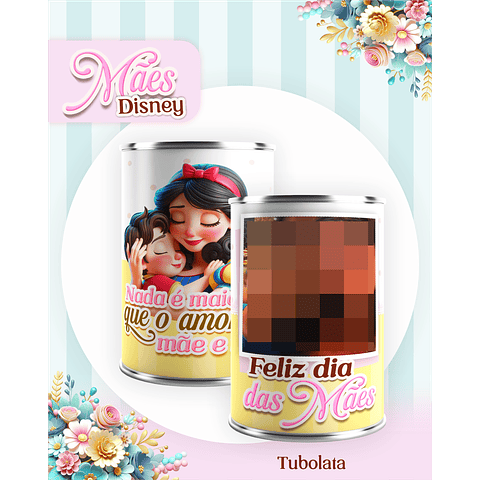 Kit Digital Dia das Mães Princesas da Disney Arquivos em Pdf 