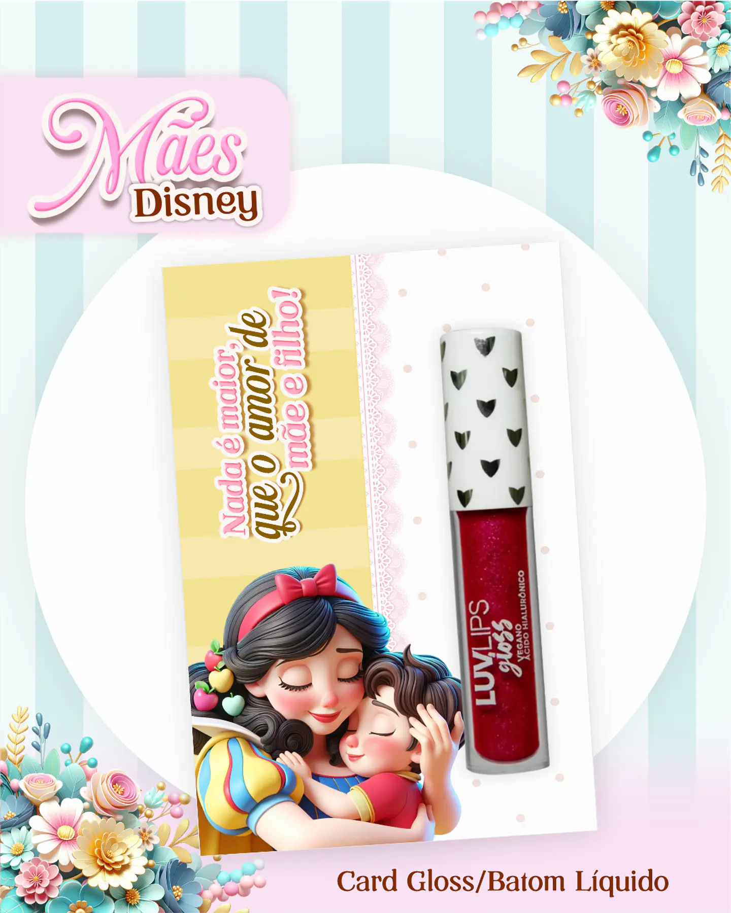 Kit Digital Dia das Mães Princesas da Disney Arquivos em Pdf  23