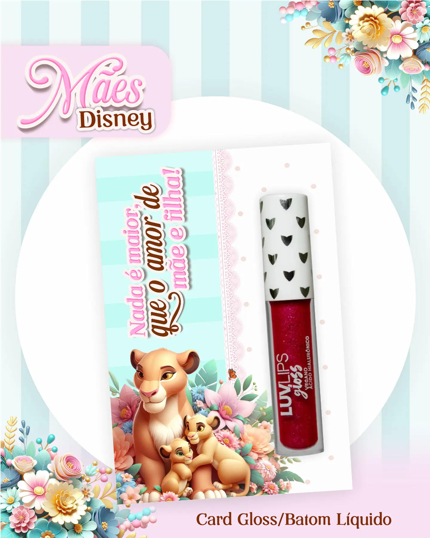 Kit Digital Dia das Mães Princesas da Disney Arquivos em Pdf  24