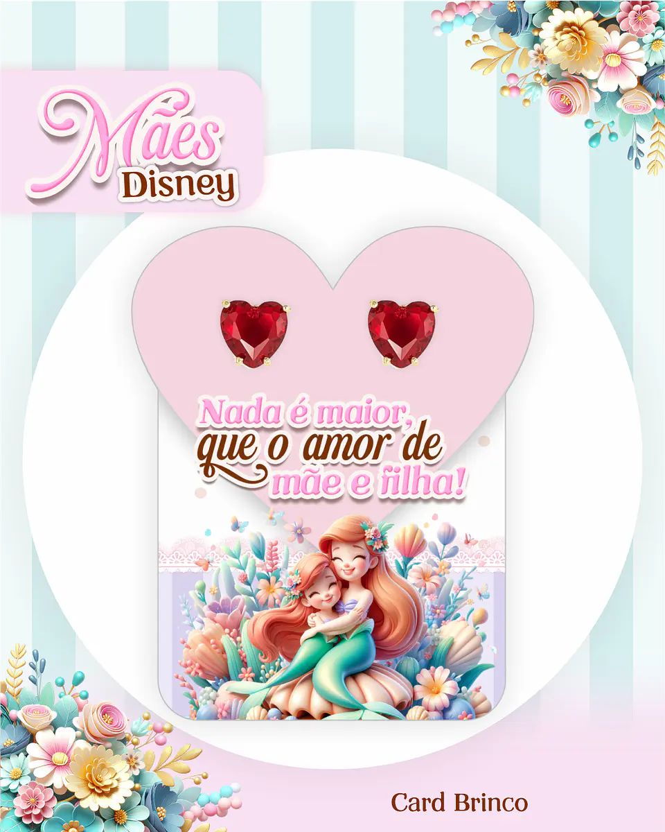 Kit Digital Dia das Mães Princesas da Disney Arquivos em Pdf  25