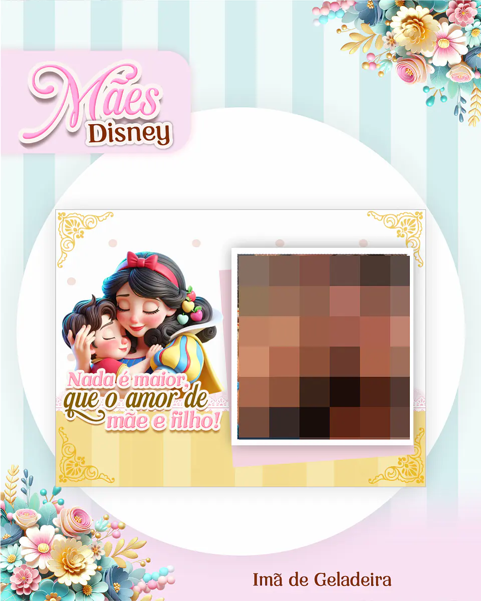 Kit Digital Dia das Mães Princesas da Disney Arquivos em Pdf  28