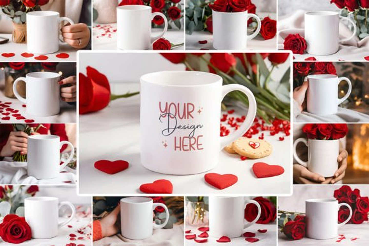 15 Mockups para Caneca Arquivo Editável 1