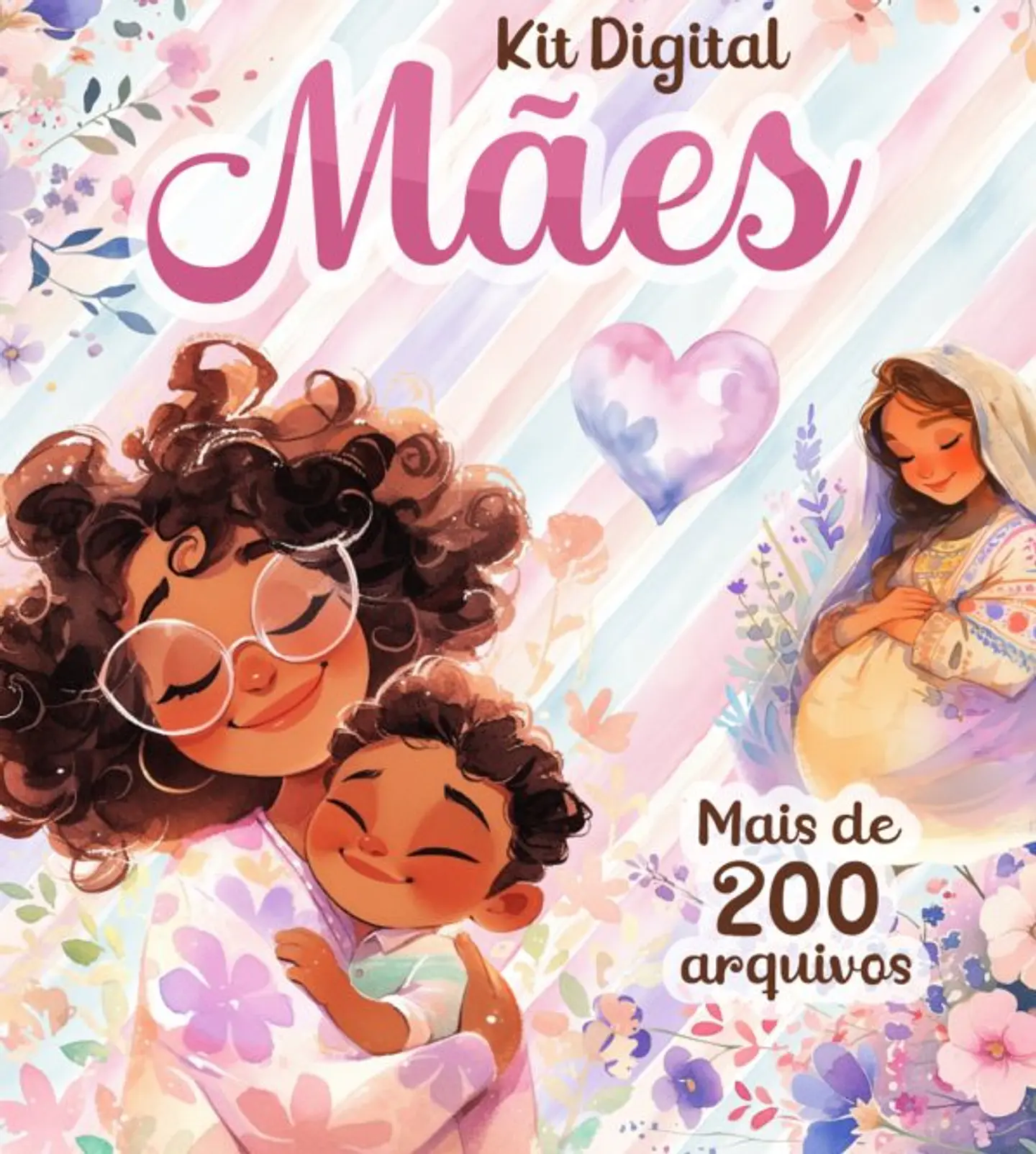 Kit Digital Dia das mães Mimos Arquivos em Png 6