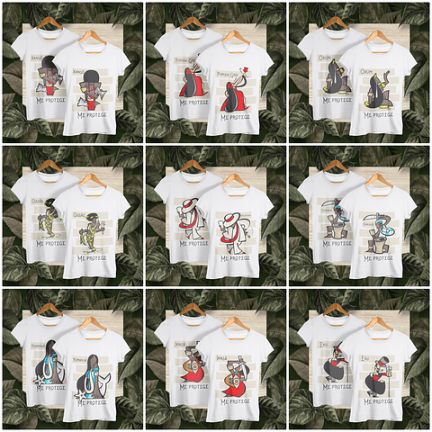 27 Artes para Camisa Orixás Arquivo Editável