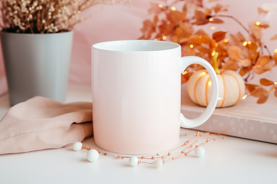 22 Mockups para Caneca Arquivo Editável  8