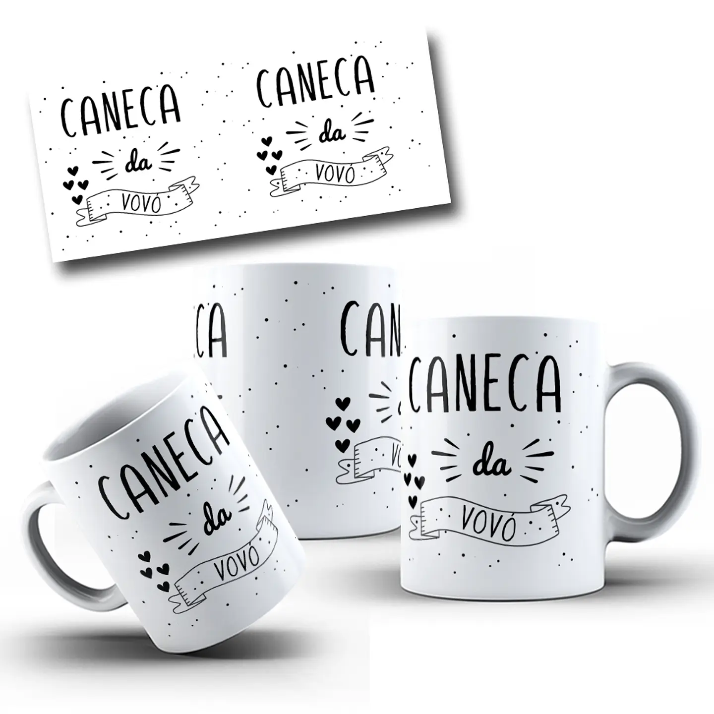 90 Artes para Caneca Dia dos Avós em Jpg 9