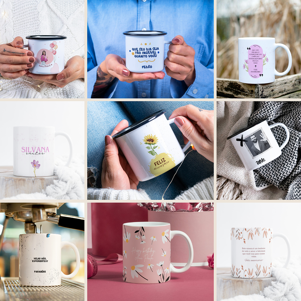 21 Artes Caneca Feliz Aniversário Arquivo em Jpg 3