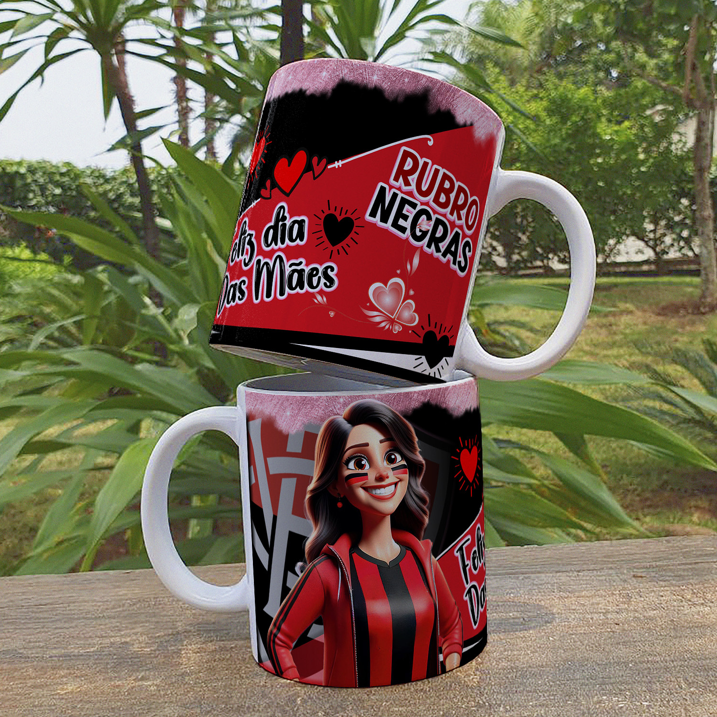 16 Artes para Canecas Dia das Mães Torcedoras Arquivo Editável 6