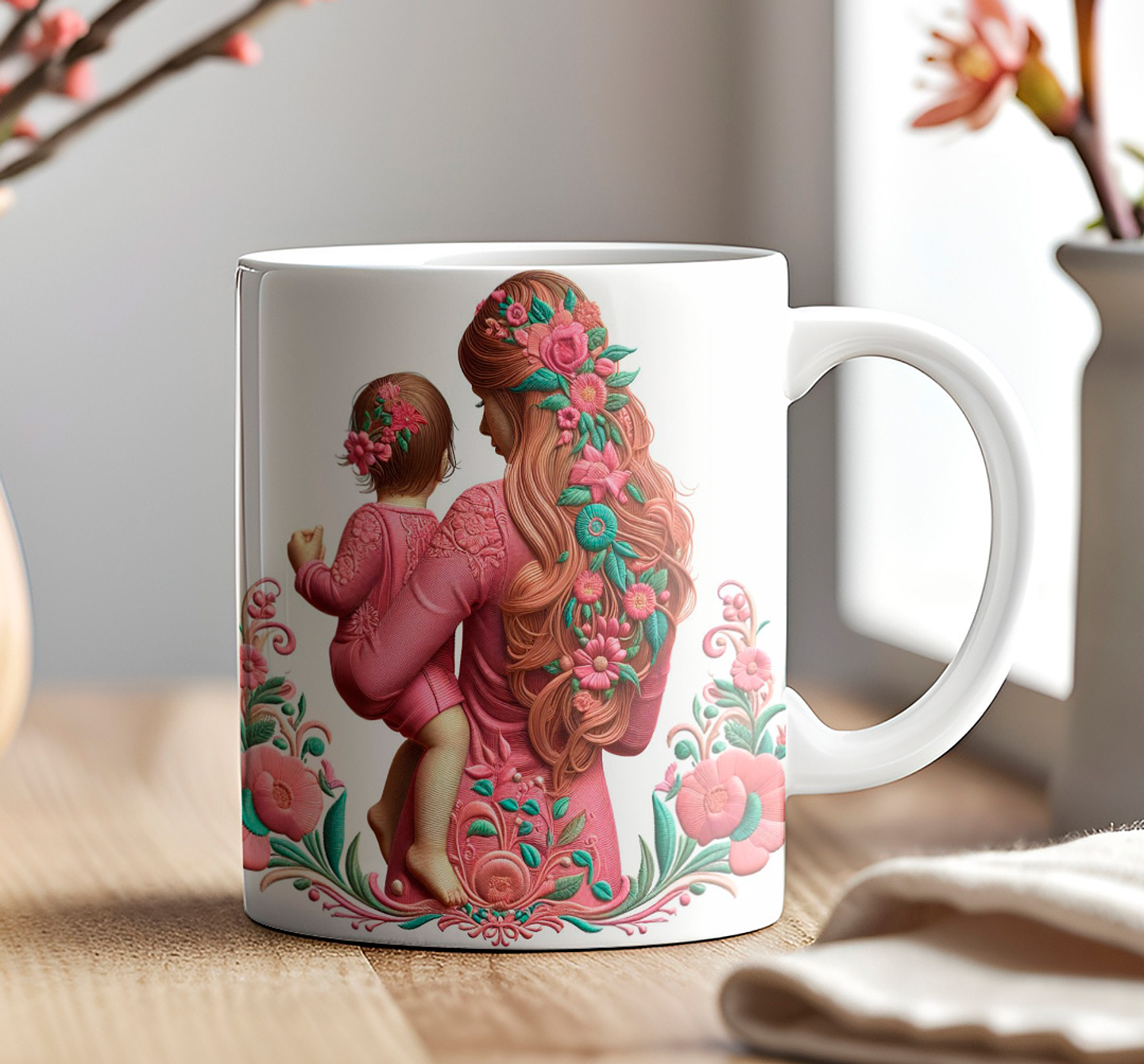 10 Artes Caneca Dia das Mães 3D Arquivo em Jpg 6