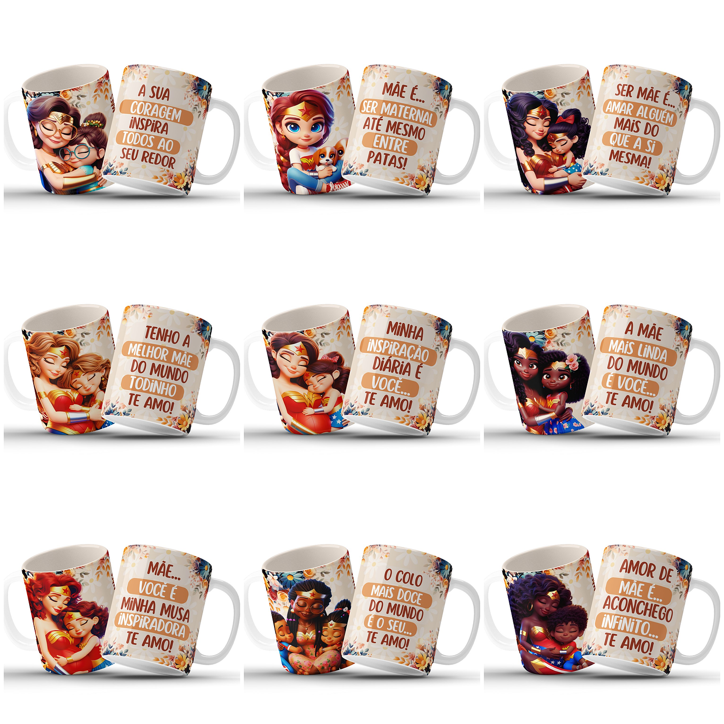 15 Artes para Caneca Mãe Maravilha Dia das Mães Arquivo em Jpg   2