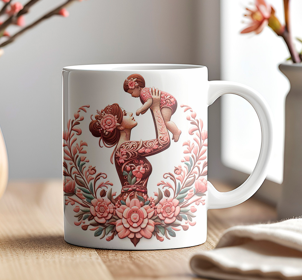 10 Artes Caneca Dia das Mães 3D Arquivo em Jpg 9