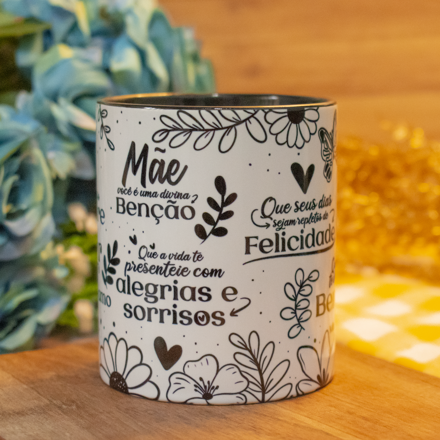 Arte Caneca Frases Bençãos para Mãe Arquivo em Jpg 2