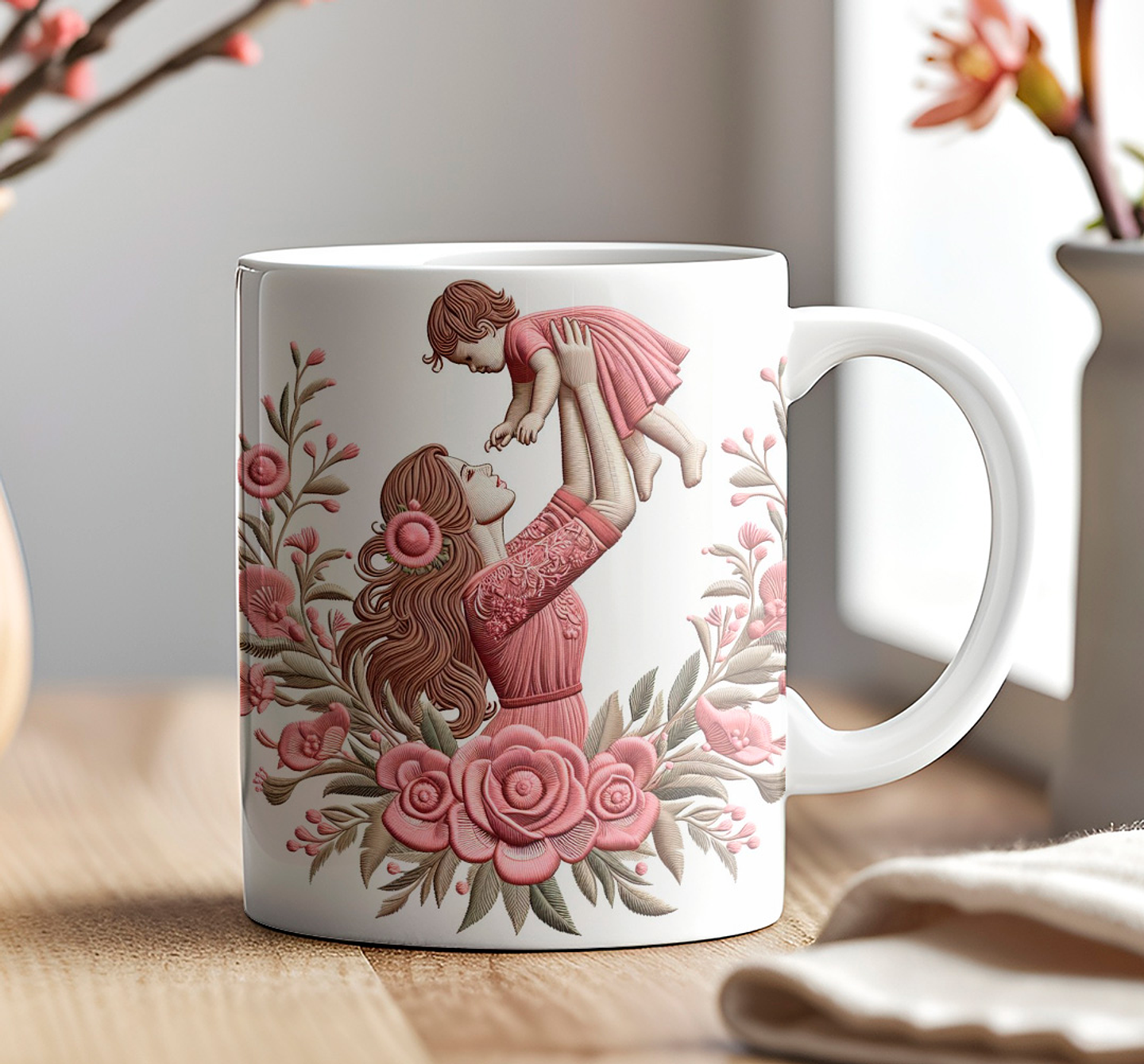 10 Artes Caneca Dia das Mães 3D Arquivo em Jpg 10