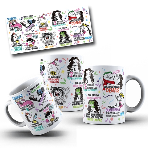 Arte Caneca Flork Senhor eu só queria dormir 8 horas por dia Arquivo em Jpg