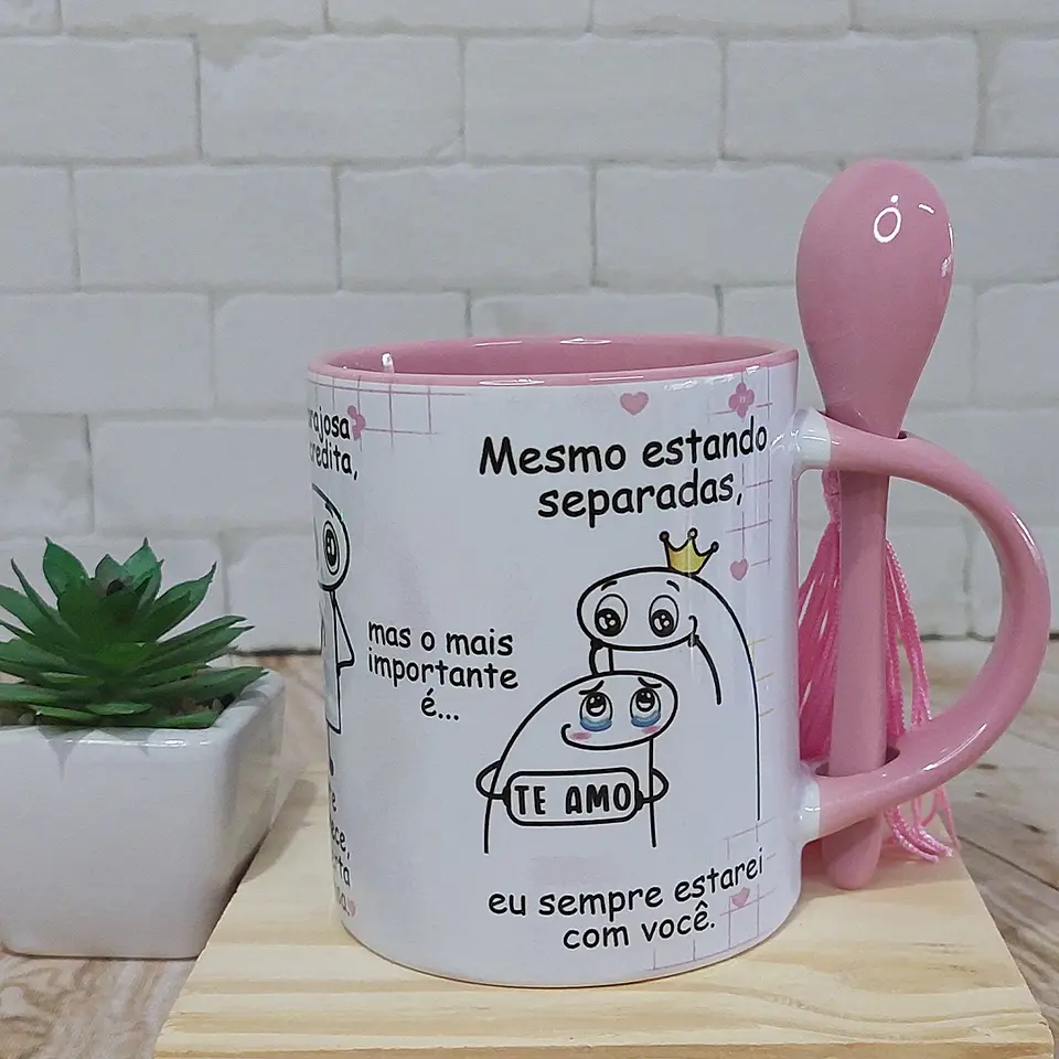 Arte Caneca Se Houver o amanhã em que não estejamos juntos - Flork dia das Mães Arquivo em Jpg 4