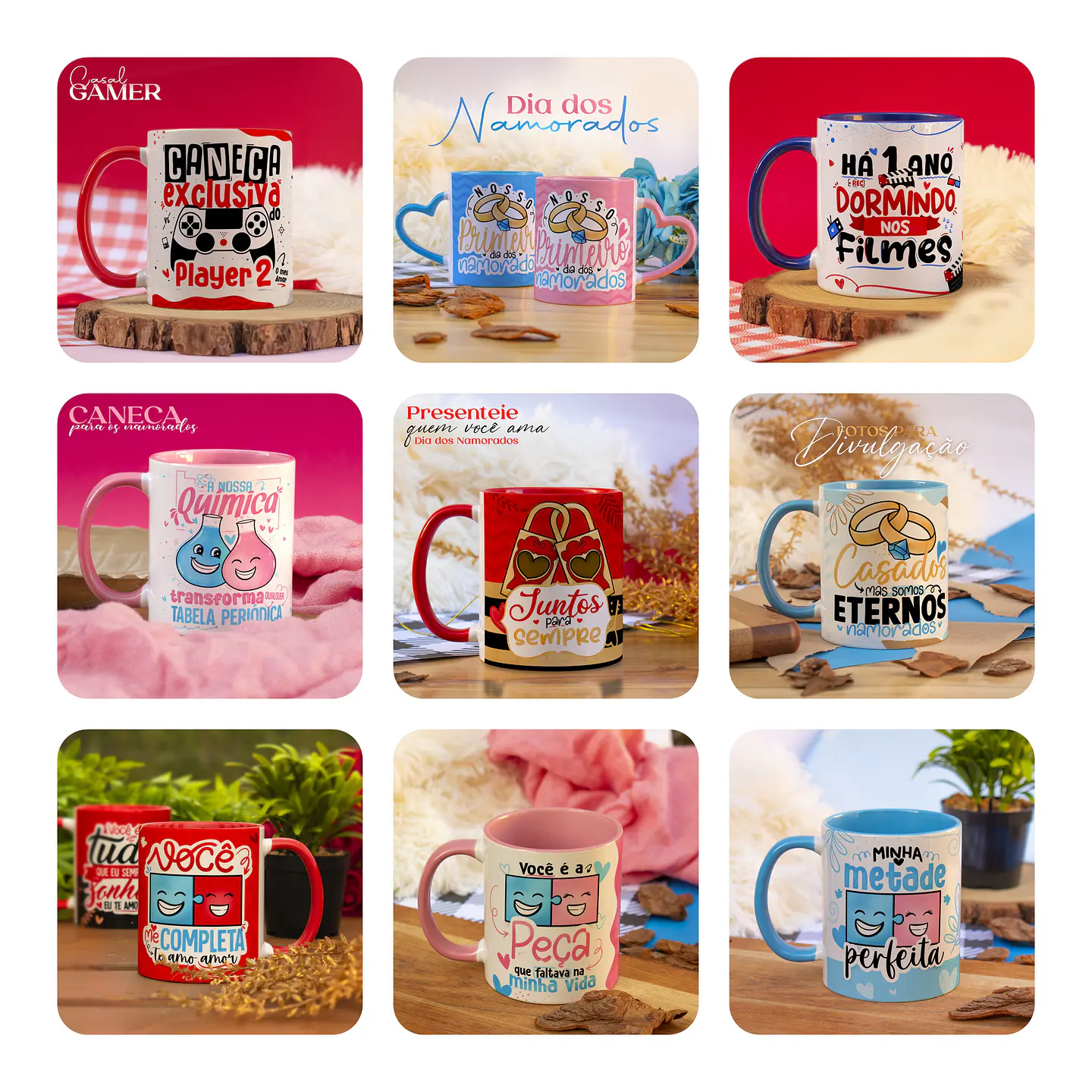 27 Artes para Caneca Dia dos Namorados Arquivo em Jpg 1